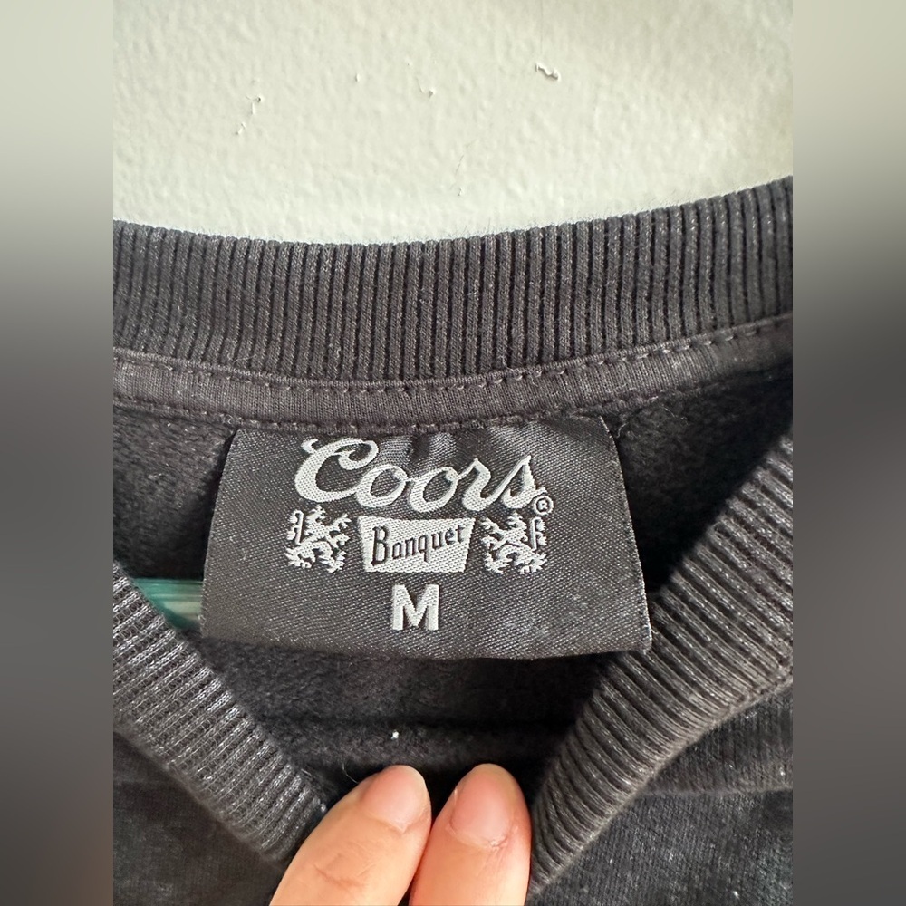 Coors Banquet Logo Graphic Crewneck Sweatshirt - Picture 4 of 9